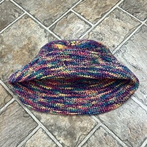 Cotton Knit Bucket Style Festival Hat Made in Nepal